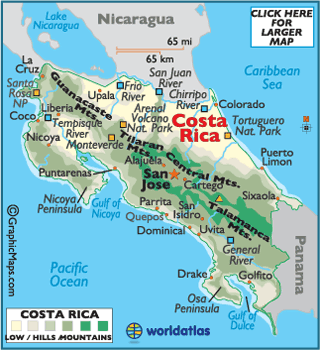 costa rica carte